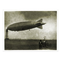 Cardington, Airship R101, before departure Post Card
