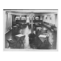 Cardington, Airship R101, Lounge, ballroom Post Cards