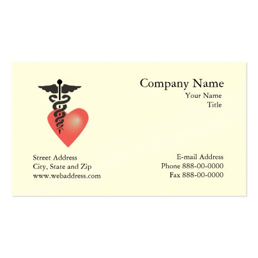 Cardiologist Appointment Business Card Zazzle