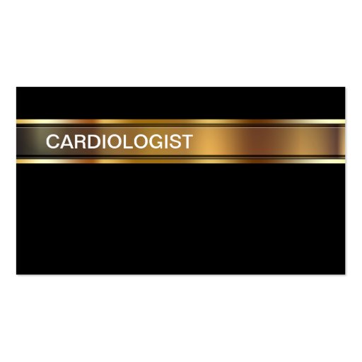 Cardiologist Business Cards (front side)