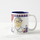 CARDIOLOGIST Heart Doctor M.D. TWO-TONE MUG