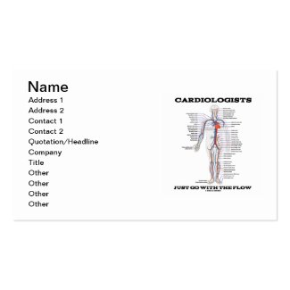Cardiologists Just Go With The Flow (Circulation) Business Card