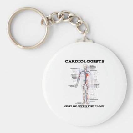 Cardiologists Just Go With The Flow (Circulatory) Keychains