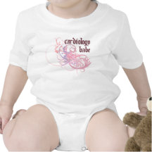 Cardiology Babe Baby Bodysuit