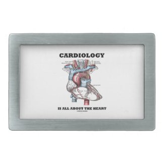 Cardiology Is All About The Heart (Anatomical) Rectangular Belt Buckle