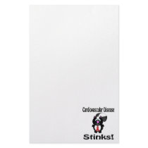 Cardiovascular Disease Stinks Skunk Awareness Desi Stationery