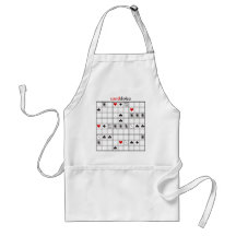 cardoku clubs royal flush apron