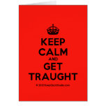 [Crown] keep calm and get traught  Cards