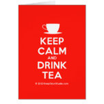 [Cup] keep calm and drink tea  Cards