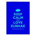[Two hearts] keep calm and love eunhae  Cards