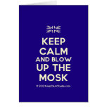 [UK Flag] keep calm and blow up the mosk  Cards