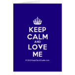 [Crown] keep calm and love me  Cards