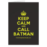 [Crown] keep calm and call batman  Cards