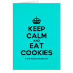 [Crown] keep calm and eat cookies  Cards
