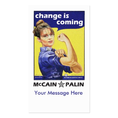 Cards - Change is coming Business Card Template by spacedust