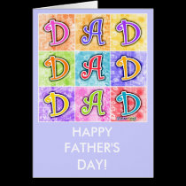 Cards - DAD Pop Art cards