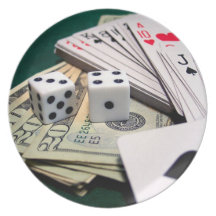 Cards Dice Money Plates