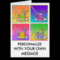 Cards - Pop Art Cake cards