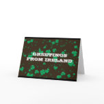 card, cards, greeting, luck, shamrock, clover,