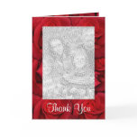 Cards template - customizable red roses