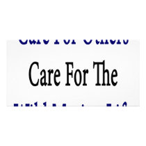 Care For Others Care For The Wild Marine Life photo cards