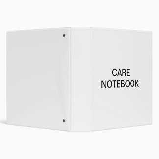 Care Notebook 3 Ring Binder
