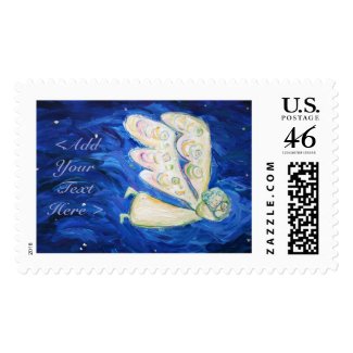 Care of the Soul Angel and Baby Art Postage Stamp stamp