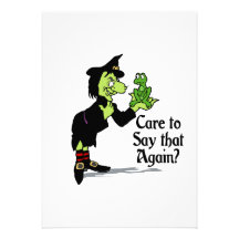 Care to say that again custom invitation