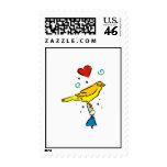 Careena Canary Postage Stamp