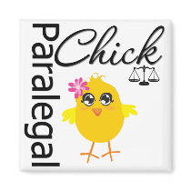 Career Chick Paralegal Fridge Magnets