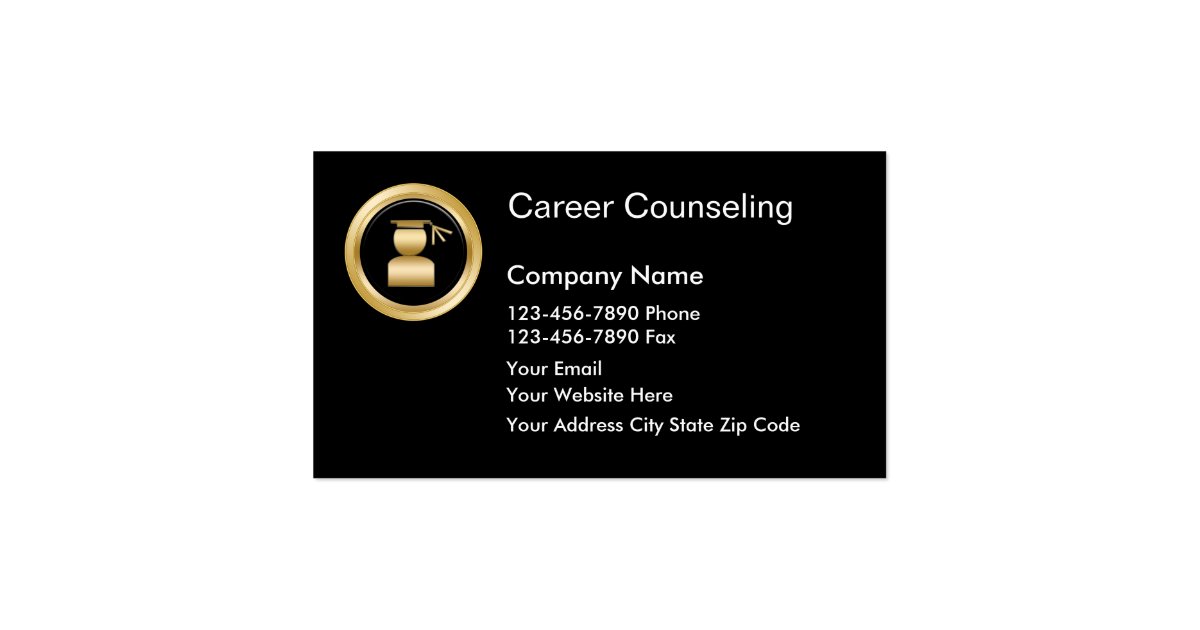 Career Counseling Business Cards Zazzle