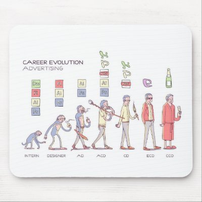 Career Evolution Mousepad by workforfood