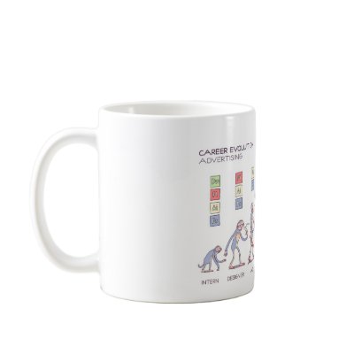 Career Evolution Mug by workforfood