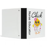 Career Nurse Chick - Nurse Educator 3 Ring Binders