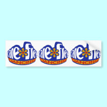 Carefree Dancing bumper stickers