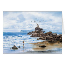 CAREFREE DAYS OF YOUTH GREETING CARD