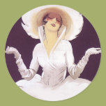 Carefree Round Sticker