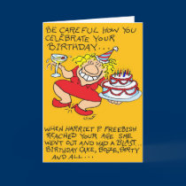 Careful Birthday cards by joekohl Careful Birthday cards