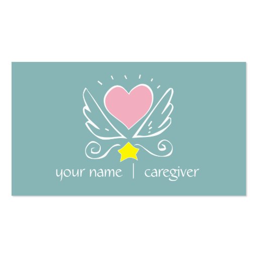Caregiver Business Card (front side)