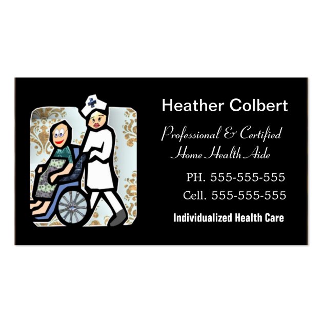 Caregiver Cute Professional Business Card Templates