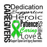 Caregivers Collage Spinal Cord Injury Shirts