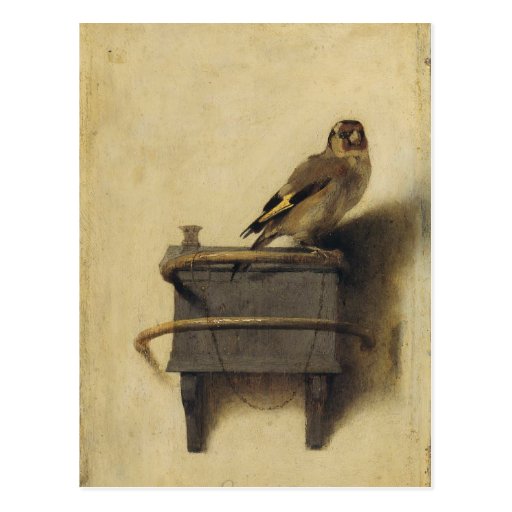 Carel Fabritius The Goldfinch Postcard Zazzle