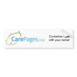 CarePages.com Custom Bumper Sticker