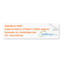 CarePages.com Custom Bumper Sticker - Customized bumper stickers