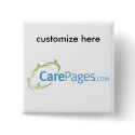 CarePages.com Custom Logo Magnet buttons