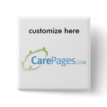 CarePages.com Custom Logo Magnet Pins