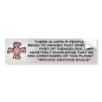 caretakers of the earth bumper sticker