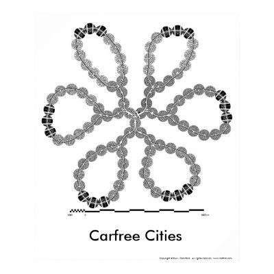 Carfree Reference Design (b/w) Print by jh_crawford