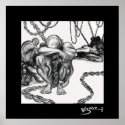 Cargo - Black Art Canvas Print