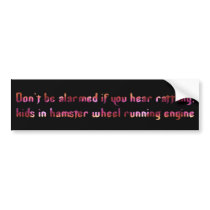 CarHamsterWheel bumper stickers by Moondial CarHamsterWheel bumper stickers